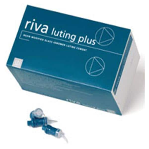 Riva Luting Plus Mini Syringe Capsules Cement Kit 50/Pk