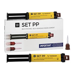 seT PP Ciment Autopolymérisable Translucide Recharge de seringue 2/pqt