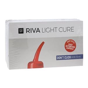 Riva Light Cure Glass Ionomer Capsule A3 Refill 50/Pk