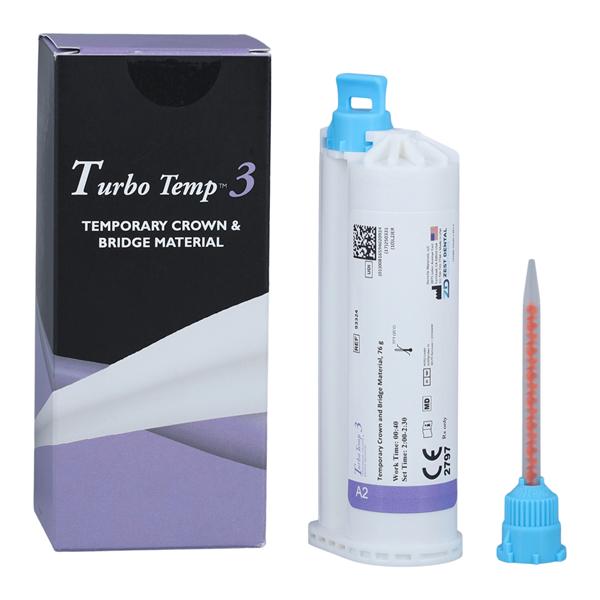 Turbo Temp 3 Temporary Material Shade A2 Cartridge Refill Package