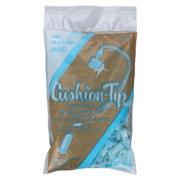 Otis Hi-Flo Cushion Tips Blue 100/Pk