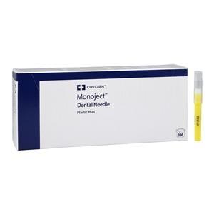 Monoject Aiguille Embase en plastique Cal. 27 Long Jaune 100/boîte