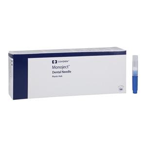 Monoject Aiguille Embase en plastique Cal. 30 Court Bleu 100/boîte