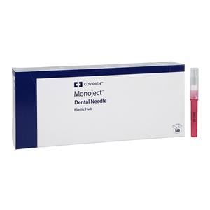 Monoject Aiguille Embase en plastique Cal. 25 Long Rouge 100/boîte