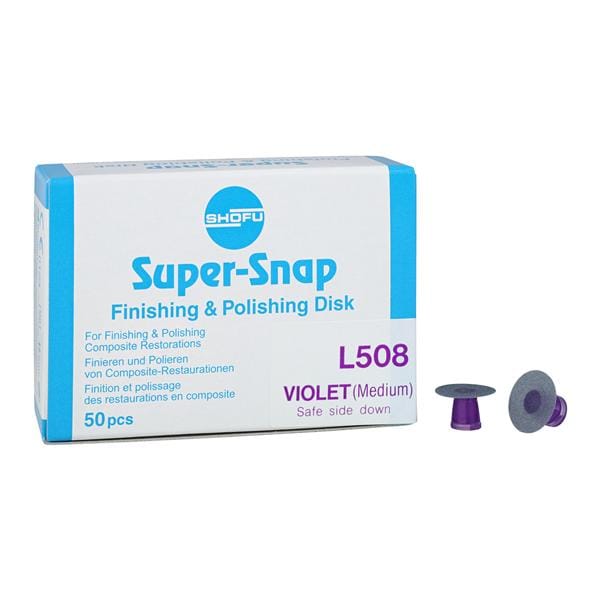 Super-Snap Finishing Disc Single Side 50/Bx