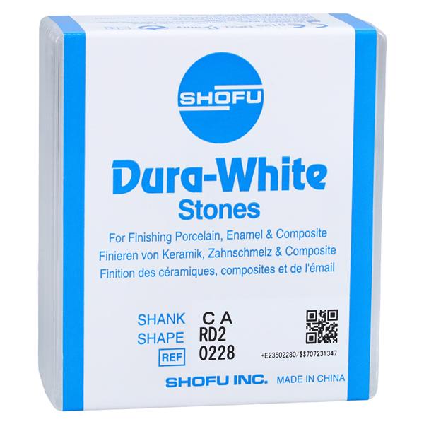 Dura-White Mounted Stones Round White 12/Bx