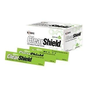 Kolorz ClearShield Fluoride Unit Dose 5% NaF 0.4 mL Bubblegum 35/Bx