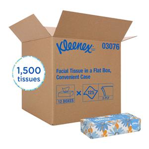 Kleenex Facial Tissue White Convenience Case 12/Bx