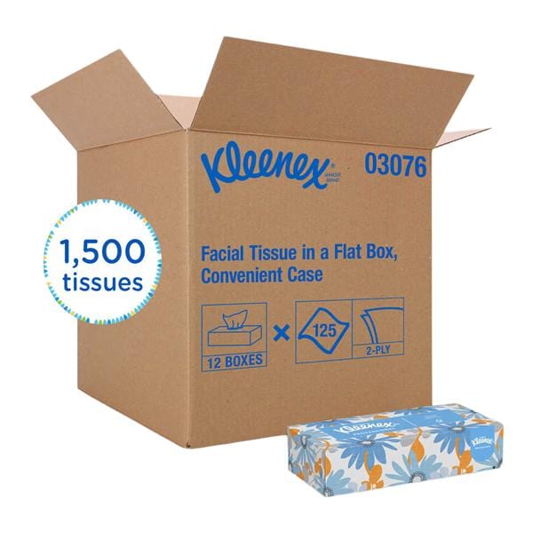 Kleenex Facial Tissue White Convenience Case 12/Bx