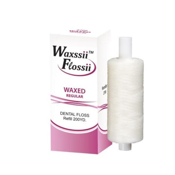 Waxxii Flossi Floss Waxed 200 Yards Unflavored Ea