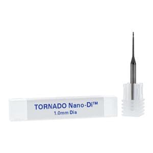 TORNADO Nano-Di Diamond 2 Flute Ball End Milling Bur Ea