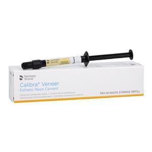 Calibra Veneer Resin Try-In Paste Cement Opaque 1.8 Gm Syringe Refill 2/Pk