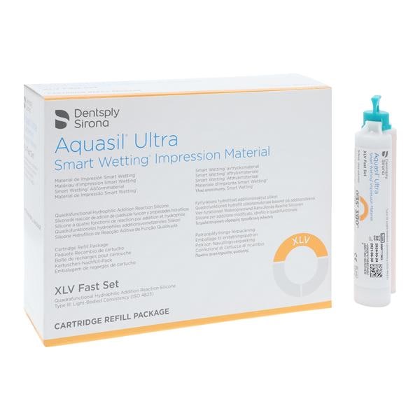 Aquasil Ultra Smart Wetting Wash Fast Set Rfl Xtra Light Viscosity Orange 4/Bx