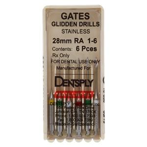 Gates Glidden Drill 28 mm Size 1-6 Pk