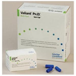 Valiant Ph.D SureCap Alloy Capsules Single Spill Regular Set 50/Bx