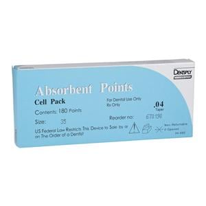 Absorbent Points Size 35 0.04 Green 180/Bx