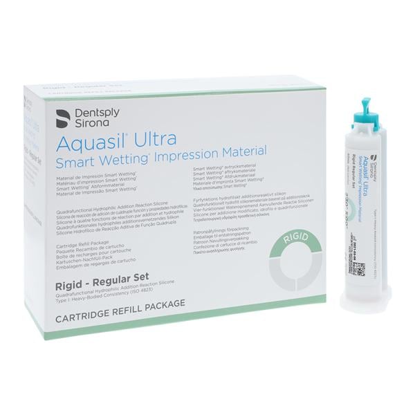 Aquasil Ultra Smart Wetting Impression Material Tray Reg St Rgd Mint Refill 4/Bx