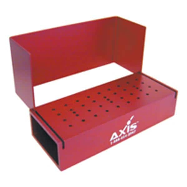 Porte-fraises Aluminium 14 trous Rouge Dessus pivotant Ch.