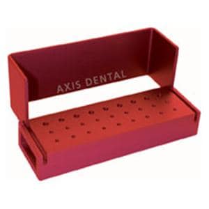 Porte-fraises Aluminium 27 trous Rouge Ch.