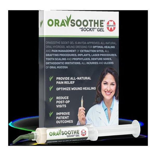 Orasoothe Sockit Gel Natural Rosin Gel 10gm 5/Pk