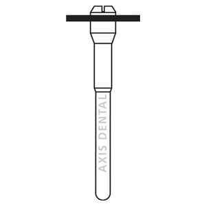 NTI Carbide Bur Standard Friction Grip Ea