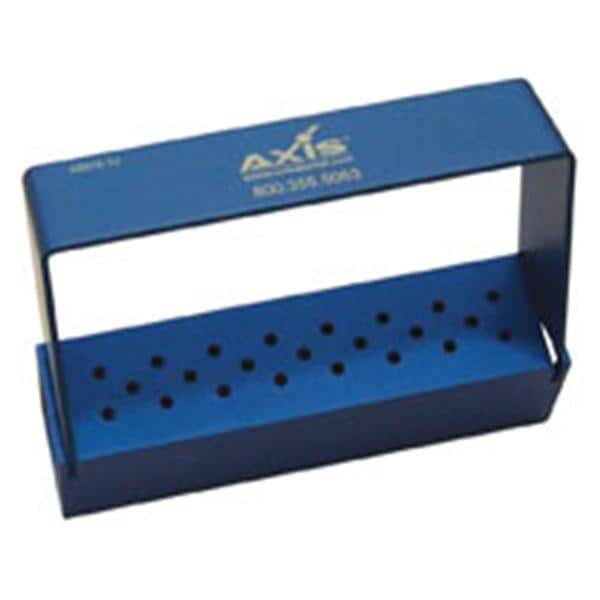 Porte-fraises Aluminium 23 trous Bleu Ch.