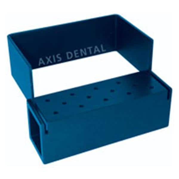 Porte-fraises Aluminium 14 trous Bleu Dessus pivotant Ch.