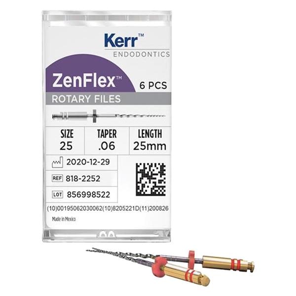 ZenFlex Shaping File 31 mm Size 30 Nickel Titanium .04 6/Pk