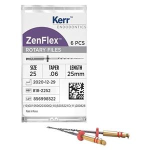 Zenflex lime NiTi .06 31mm 40 6/Paquet