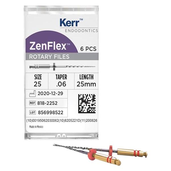 Zenflex lime NiTi .06 31mm 40 6/Paquet