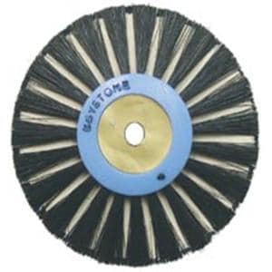 Lathe Calico Interleaved Brush 2-Row Ea