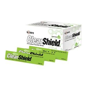 Kolorz ClearShield Vernis Fluorure Unidose 5 % de NaF 0,4 mL Caramel 35/boîte