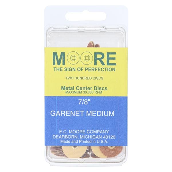 EC Moore Co Inc Abrasive Disc 200/Pk