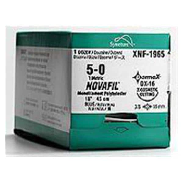 Novafil Suture 5-0 Polybutester C-13 Blue 18" Monofilament Ca