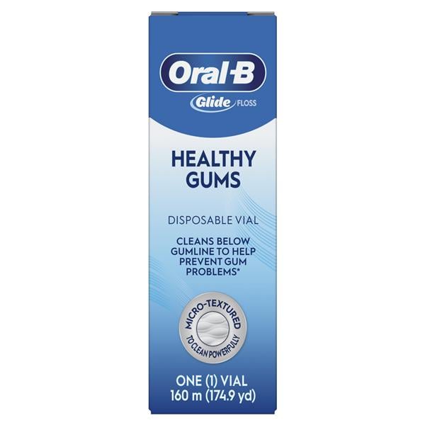 Oral-B Glide Healthy Gums Unwaxed Teflon Floss 160 Meters Ea