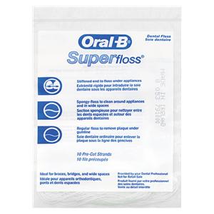 Super Floss Floss Sample Pack 10/Package Regular Ea