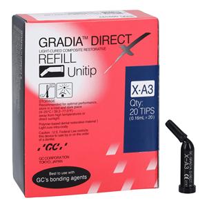 Gradia Direct X Universal Composite A3 Unitip Refill 20/Bx