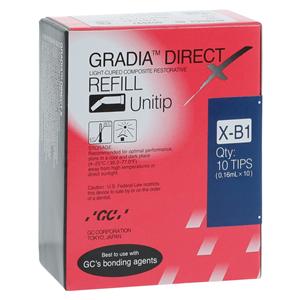 Gradia Direct X Unitip Composite B1 Refill 10/Bx