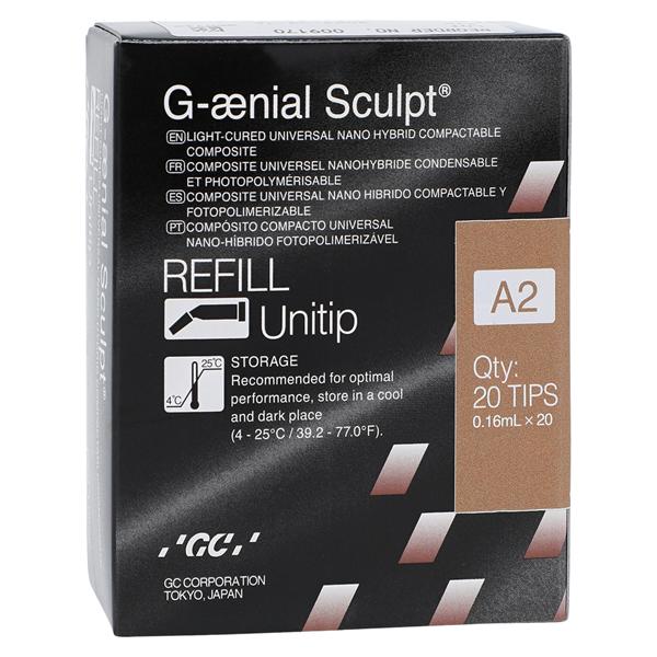 G-aenial Sculpt Unitip Composite A2 Refill 20/Pk