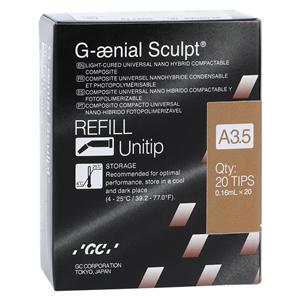 G-aenial Sculpt Unitip Composite A3.5 Refill 20/Pk