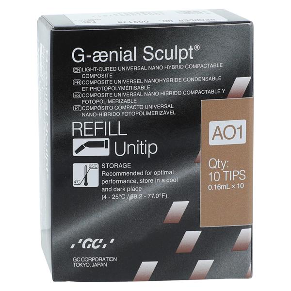 G-aenial Sculpt Unitip Composite AO1 Refill 10/Pk