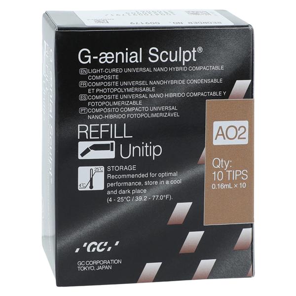 G-aenial Sculpt Unitip Composite AO2 Refill 10/Pk