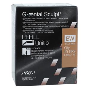 G-aenial Sculpt Unitip Composite BW (Bleach White) Refill 10/Pk