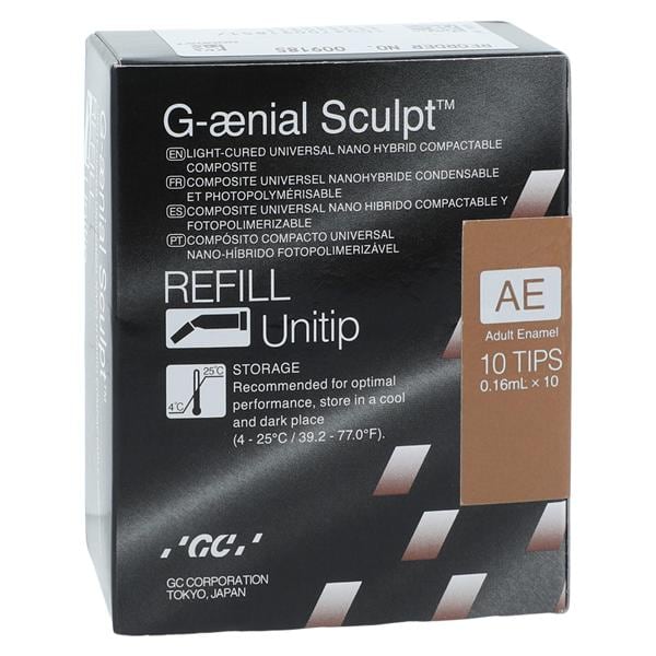 G-aenial Sculpt Unitip Composite AE (Adult Enamel) Refill 10/Pk