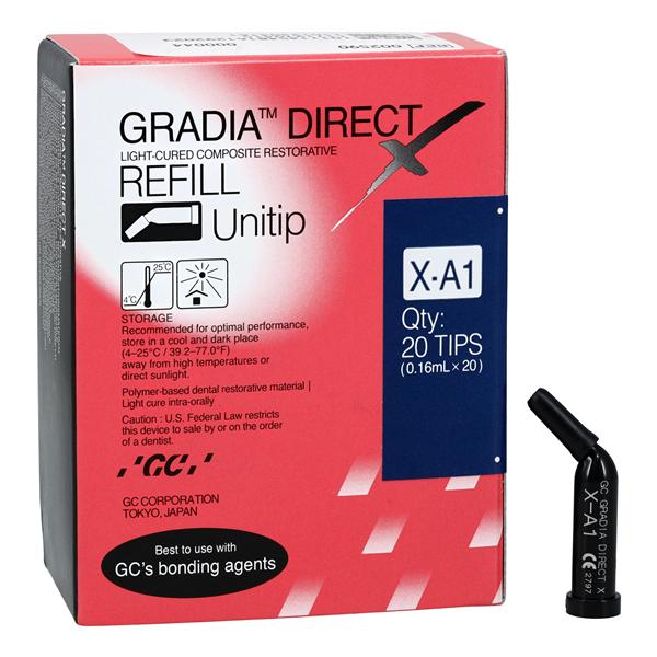 Gradia Direct X Universal Composite A1 Unitip Refill 20/Bx