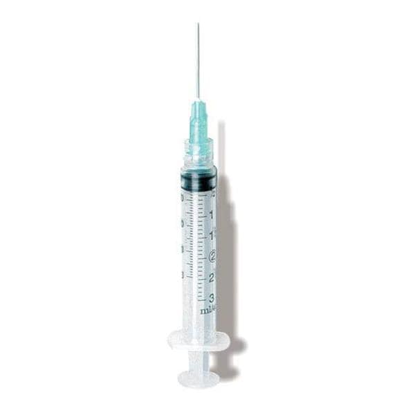 Syringe/Needle 3cc 25gx5/8" Conventional 100/Bx