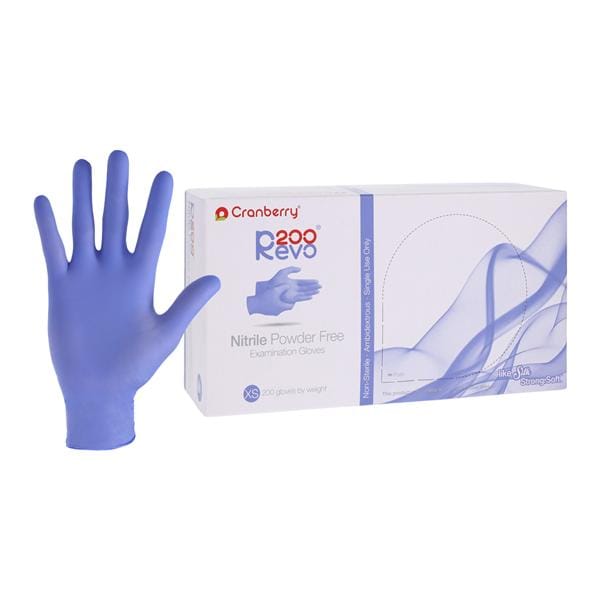 R200 Exam Gloves X-Small Violet Blue Non-Sterile