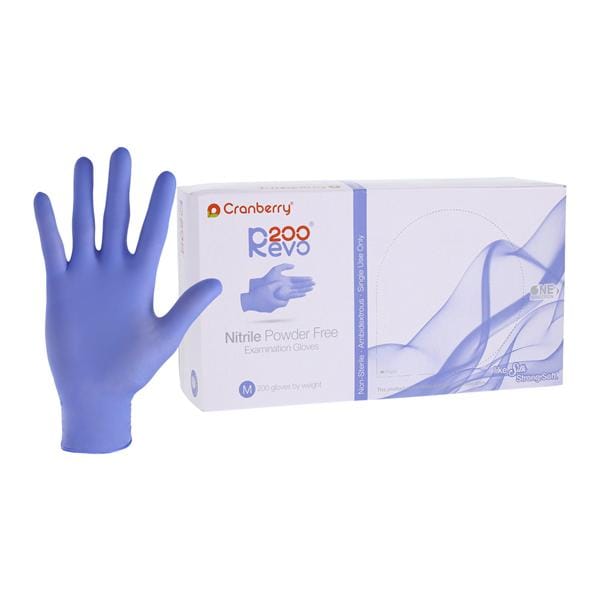 R200 Exam Gloves Medium Violet Blue Non-Sterile