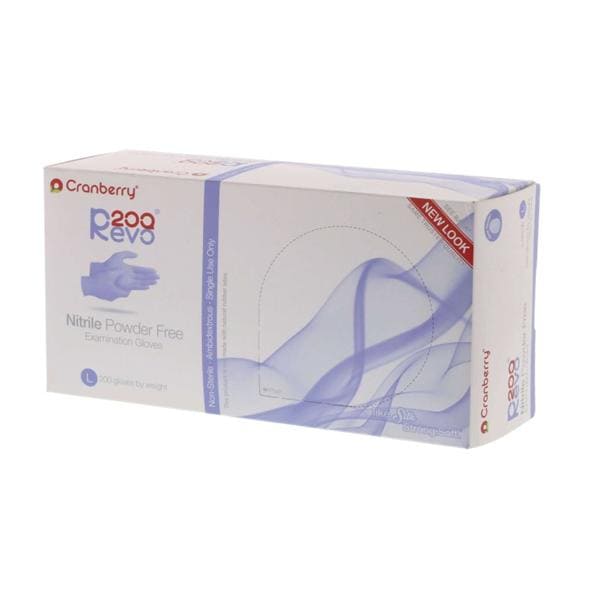 R200 Exam Gloves Large Violet Blue Non-Sterile