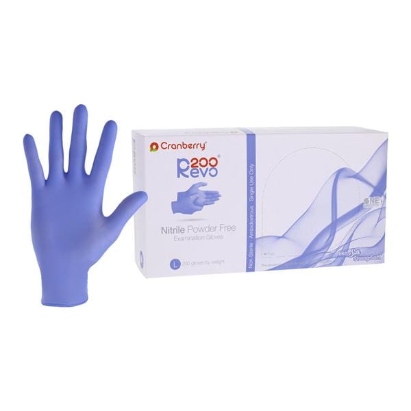 R200 Exam Gloves Large Violet Blue Non-Sterile